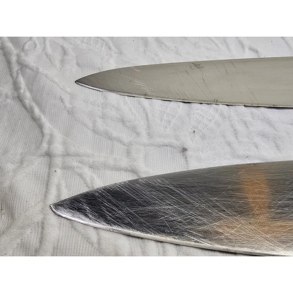Mercer Chef Knife Set 2pc 8in 10in Black Good M20609‎ M22610 German Steel NSF